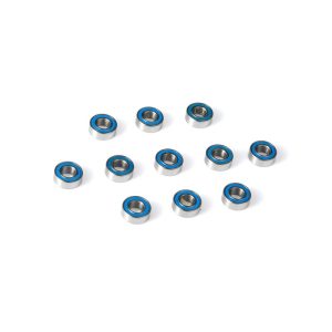 Rubber sealed 4 x 8 x 3mm ballraces - 11 pcs (all EMB H series or LC12B1)