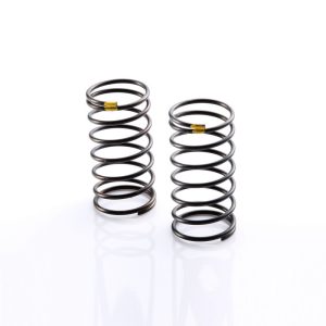 Option rear shock springs -  yellow - 1.2mm - pr (all EMB and LC12B1)