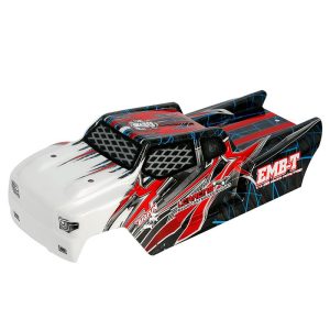 Psyche 2021 - pre-painted truggy body - black/red/grey/white (EMB-TG)