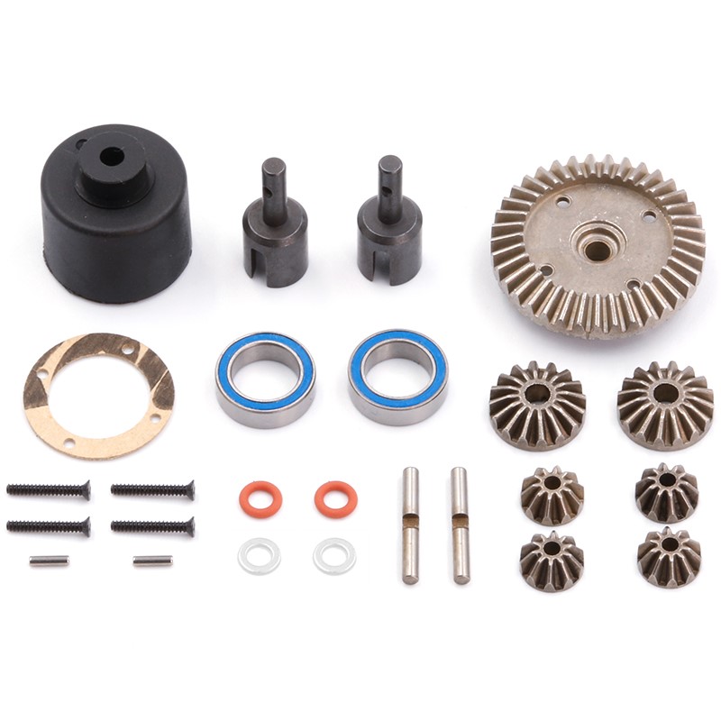 Complete differential with one piece ring gear (all EMB or LC12B1)