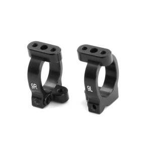 Black 7075-T6 aluminium 9 degree C-hub carriers - pr (LC10B5 or PTG1)