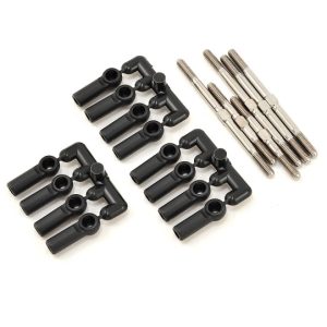 Super Duty - Titanium turnbuckle and 4.8mm ball cup kit (Kyosho Lazer ZX6.6)