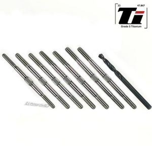 Super Duty 3.5mm and 3mm titanium turnbuckle set – 7 pcs (Xray XB4 2021)