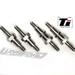Titanium Big Bore shock mounts - 4 pcs (Associated B6, B6D, B64 or B64D)