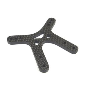 Carbon Fibre 4mm front shock tower - +2mm droop (Kyosho RB6.6)