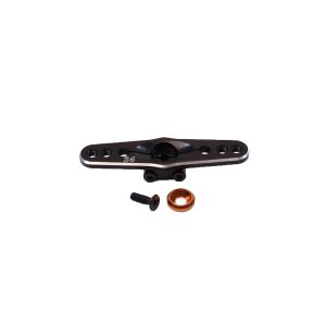 Aluminium clamping double servo arm - 24 spline (HiTec)