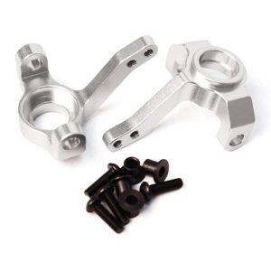 Aluminium steering knuckle set - Silver (Axial SCX10) (D)