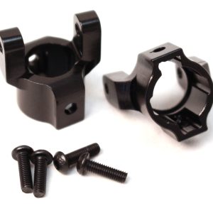 Aluminium C hub set - Black (Axial SCX10) (D)