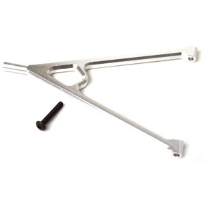 Aluminium front Y link - Silver (Axial SCX10)