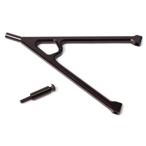 Aluminium rear Y link - Black (Axial SCX10)