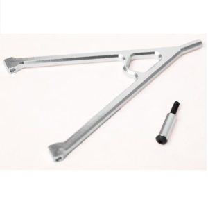 Aluminium rear Y link - Silver (Axial SCX10)