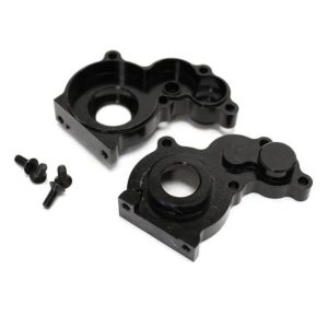 Aluminium centre transmission case - Black (Axial SCX10) (D)