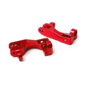 Aluminium front hub carriers - pr - Red (Traxxas Slash 4wd)