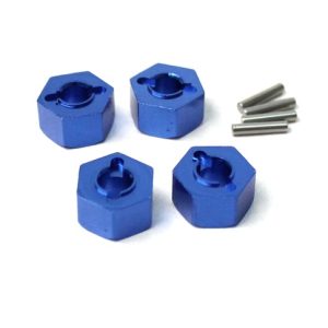 Aluminium drive hex set - Blue (Traxxas Slash 4wd)