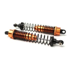 Aluminium front shock absorbers - pr - Orange (Axial Yeti) (D)