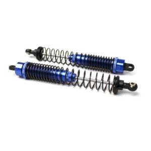 Aluminium rear shock absorbers - pr - Blue (Axial Yeti) (D)
