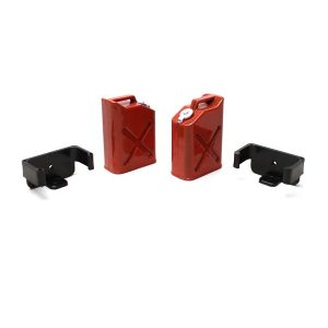 Plastic fuel cans - pr - Red (1/10th Scale/Trail vehicles)