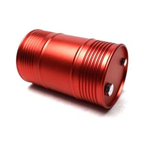 Aluminium oil drum - Red (1/10th Scale/Trail vehicles)