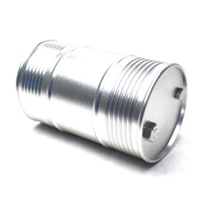 Aluminium oil drum - Silver (1/10th Scale/Trail vehicles)