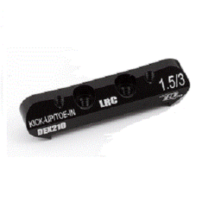Black aluminium low roll centre RR 1.5/3 rear suspension mount (Durango DEX210, DEST210 or DESC210) (D)