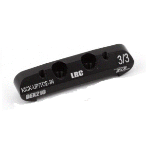 Black aluminium low roll centre RR 3/3 rear suspension mount (Durango DEX210, DEST210 or DESC210)