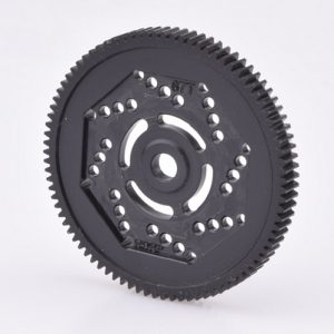 Precision machined R2 87 tooth spur gear - 48dp (Associated, Yokomo or VBC Racing)