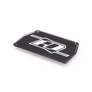 Black aluminium electronics mounting plate (Associated B6 or B6D)