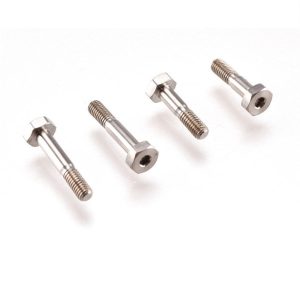 Titanium lower shock screw set - 4 pcs (B64 or B64D)