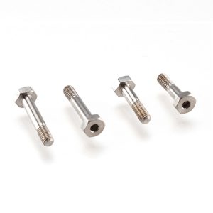 Titanium lower shock mount screws - 4 pcs (Yokomo YZ4-SF)