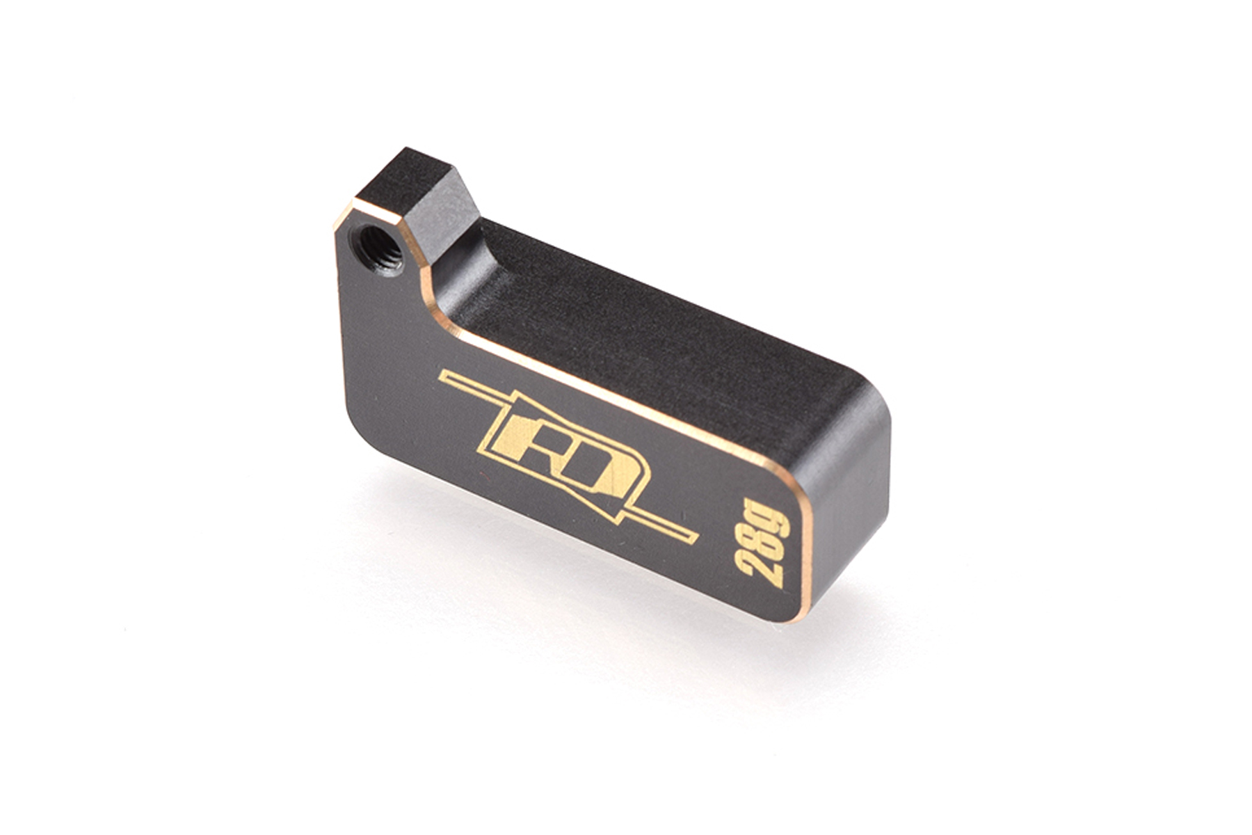 Brass rear chassis weight (Associated B64 or B64D)