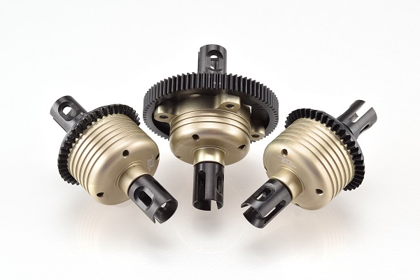 Hard aluminium front or rear diff case (Associated B64 or B64D)