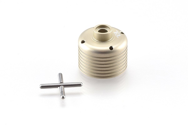 Hard aluminium front or rear diff case (Associated B64 or B64D)