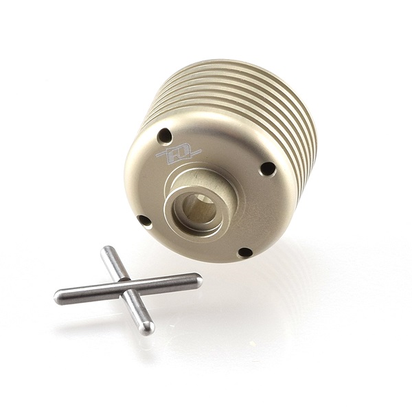 Hard aluminium front or rear diff case (Associated B64 or B64D)