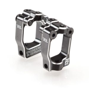 Black aluminium 13 degree caster block set (Associated B64 or B64D)