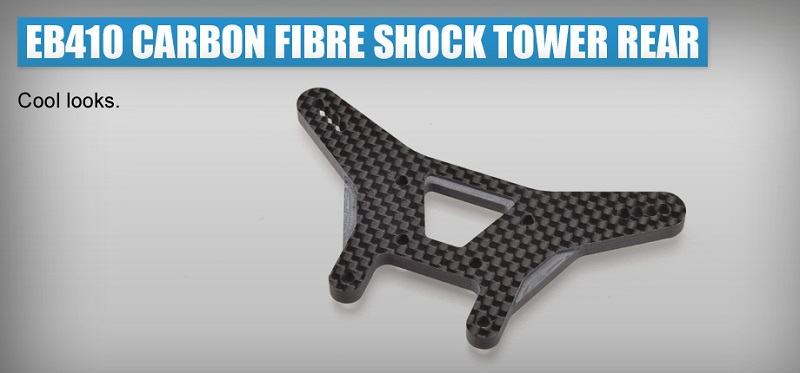 Carbon Fibre rear shock tower (Tekno EB410)