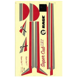 Decal set (Rage Super Cub Mx) (D)