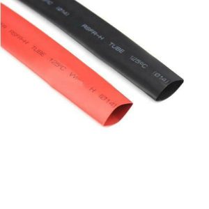 2.4mm heatshrink for small wires - red and black (300mm each)