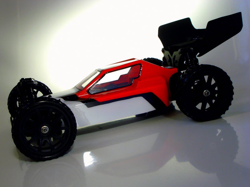 Turbo - 1/14th lexan mini buggy bodyshell (LC Racing EMB-1, Losi Mini 8 or AE Reflex 14B)